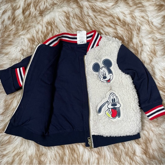 Disney toddler Sherpa baseball jacket - Picture 2 of 6